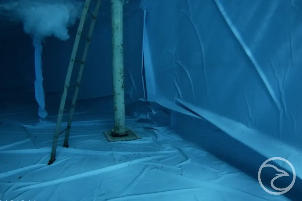 Drone tank inspection for industrial water storage