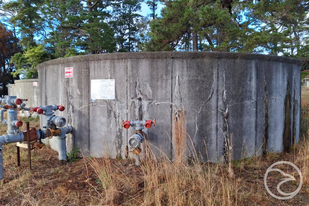 large commercial water tank in Melbourne facility