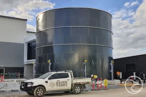 internal inspection of a fire protection water storage