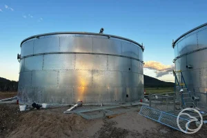 Large capacity custom fire water tank